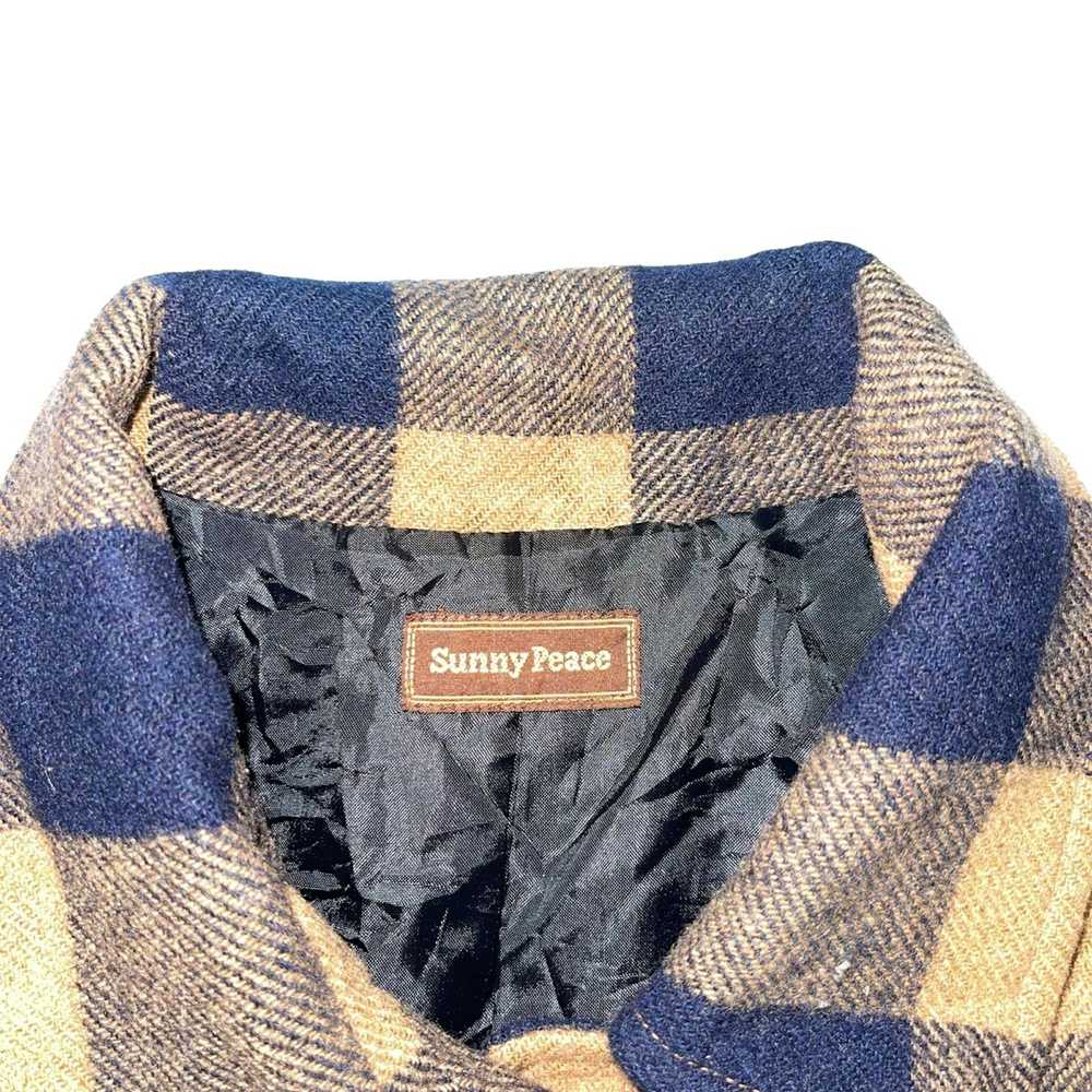 Flannel × Streetwear × Vintage Vintage 90s Wool F… - image 4