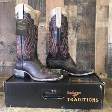 Double D Ranch by Old Gringo Ring Of Fire Boots 6 Cowboy Guitar