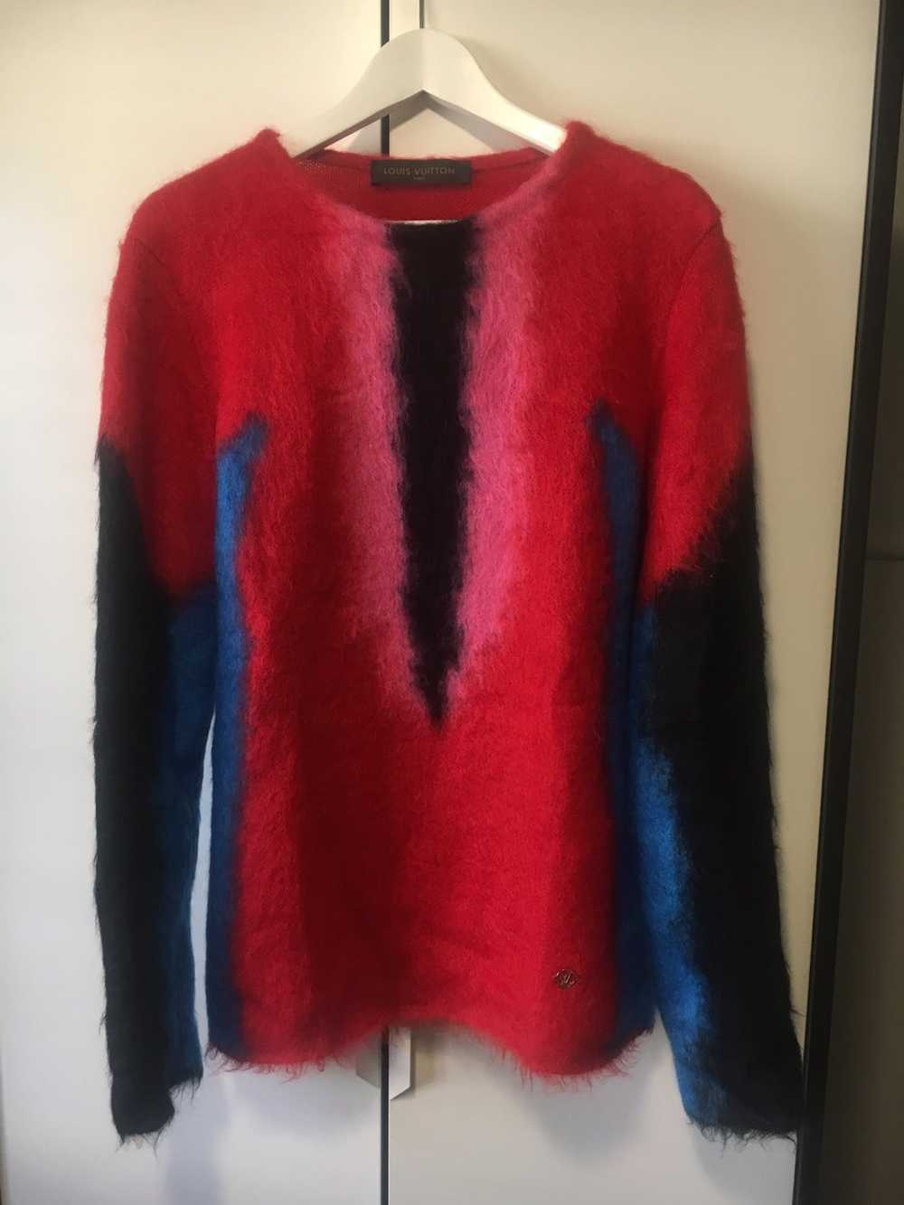 Louis Vuitton SS17 Red Impala Mohair Sweater - image 2
