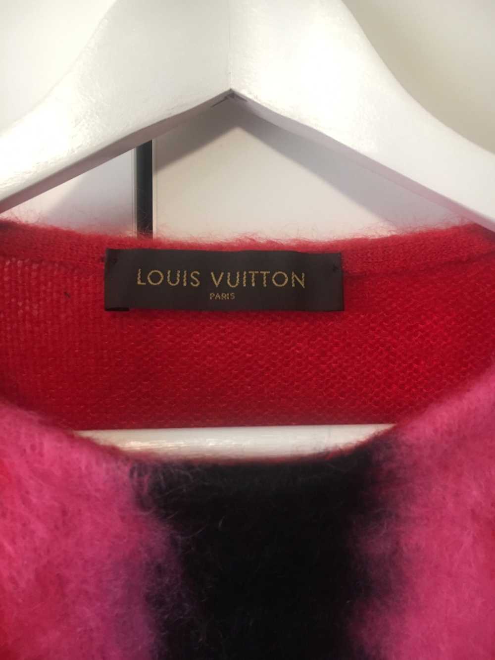 Louis Vuitton SS17 Red Impala Mohair Sweater - image 4