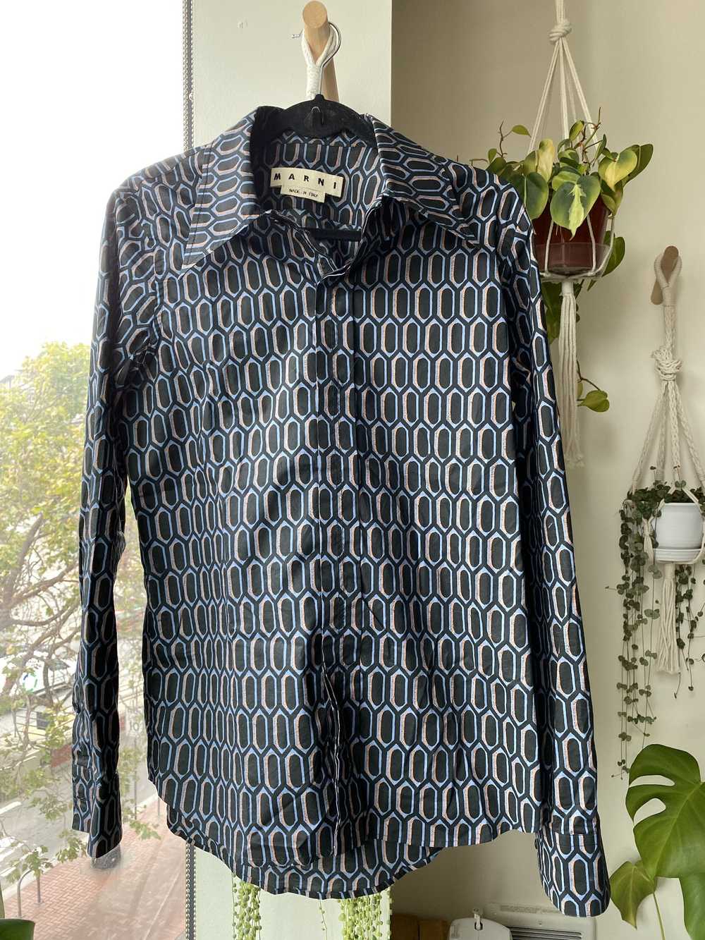 Marni Marni Geometric Pattern Shirt - image 1