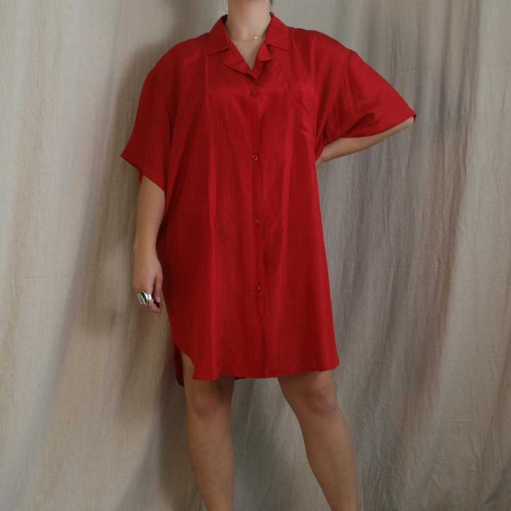 Vintage Scaasi Silk Nightgown (L) - image 1