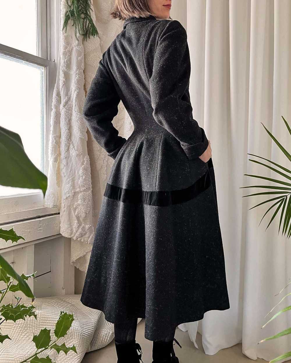 50s Wool Princess Coat - image 6