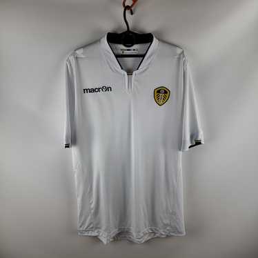 Leeds United 2014-2015 Away Football Shirt Macron Soccer Jersey Tight size  M