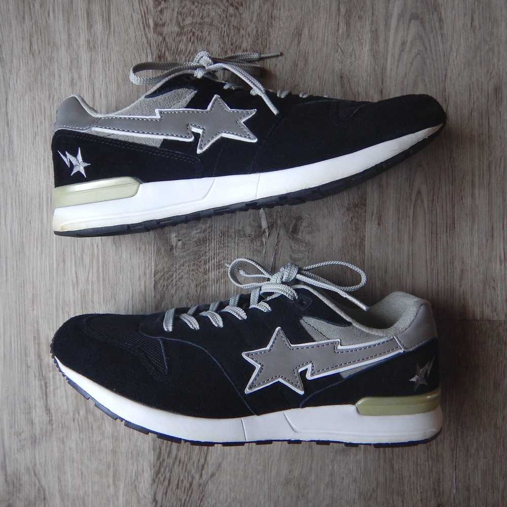 Bape Bape Black Nubuck/3M Reflective Five Sta LT - image 1