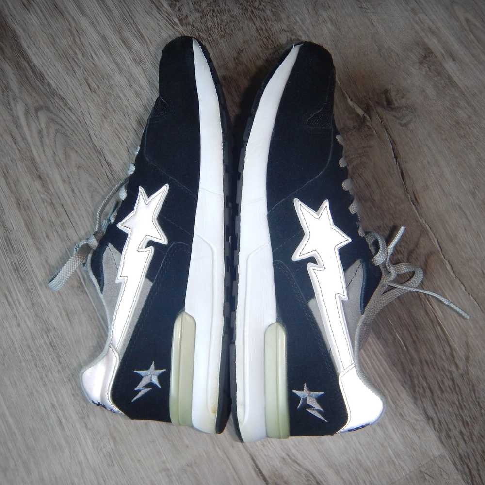 Bape Bape Black Nubuck/3M Reflective Five Sta LT - image 2