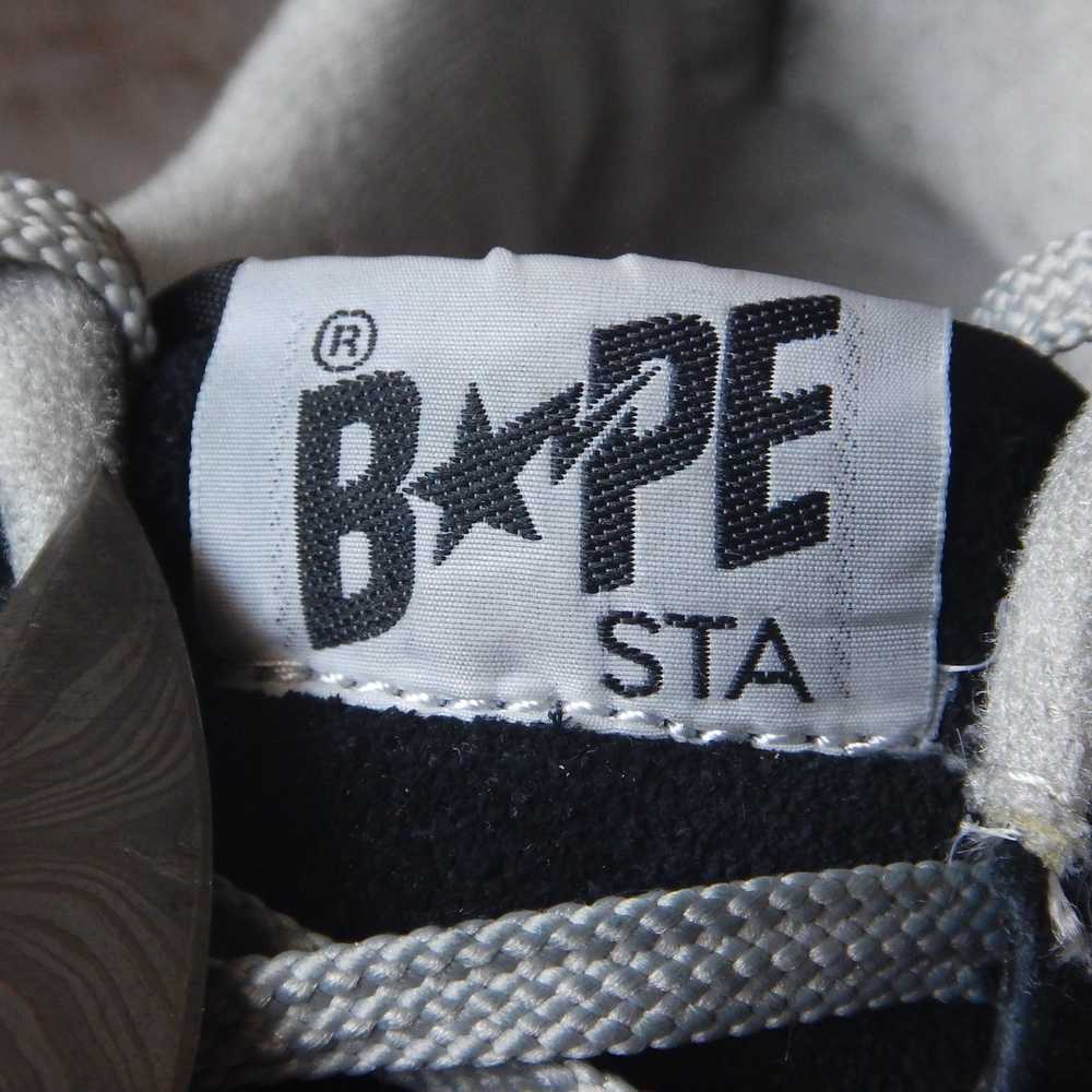 Bape Bape Black Nubuck/3M Reflective Five Sta LT - image 6