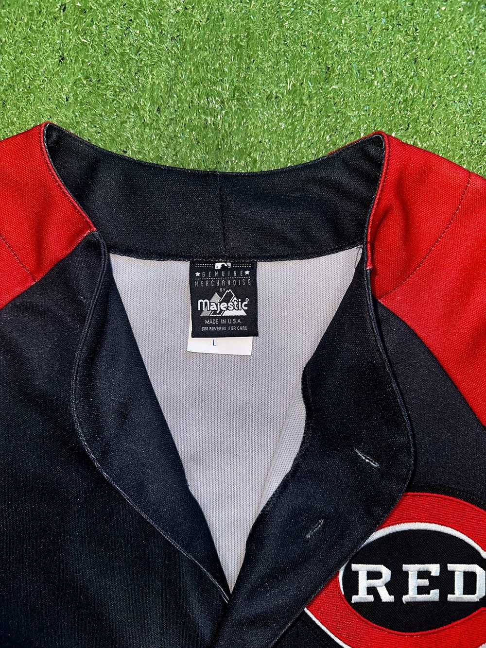 MLB × Majestic × Vintage Vintage Rare Cincinnati … - image 3