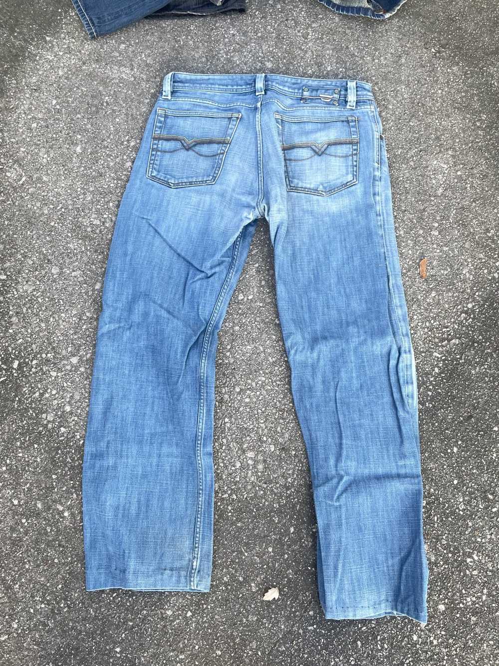 Diesel × Vintage y2k diesel wide leg jeans - image 6