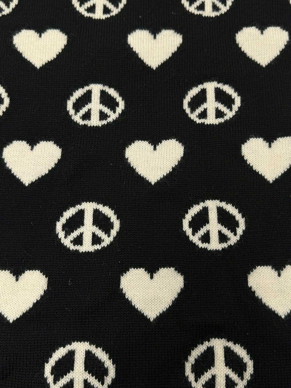 Moschino × Vintage Moschino Heart Peace Scarf - image 3