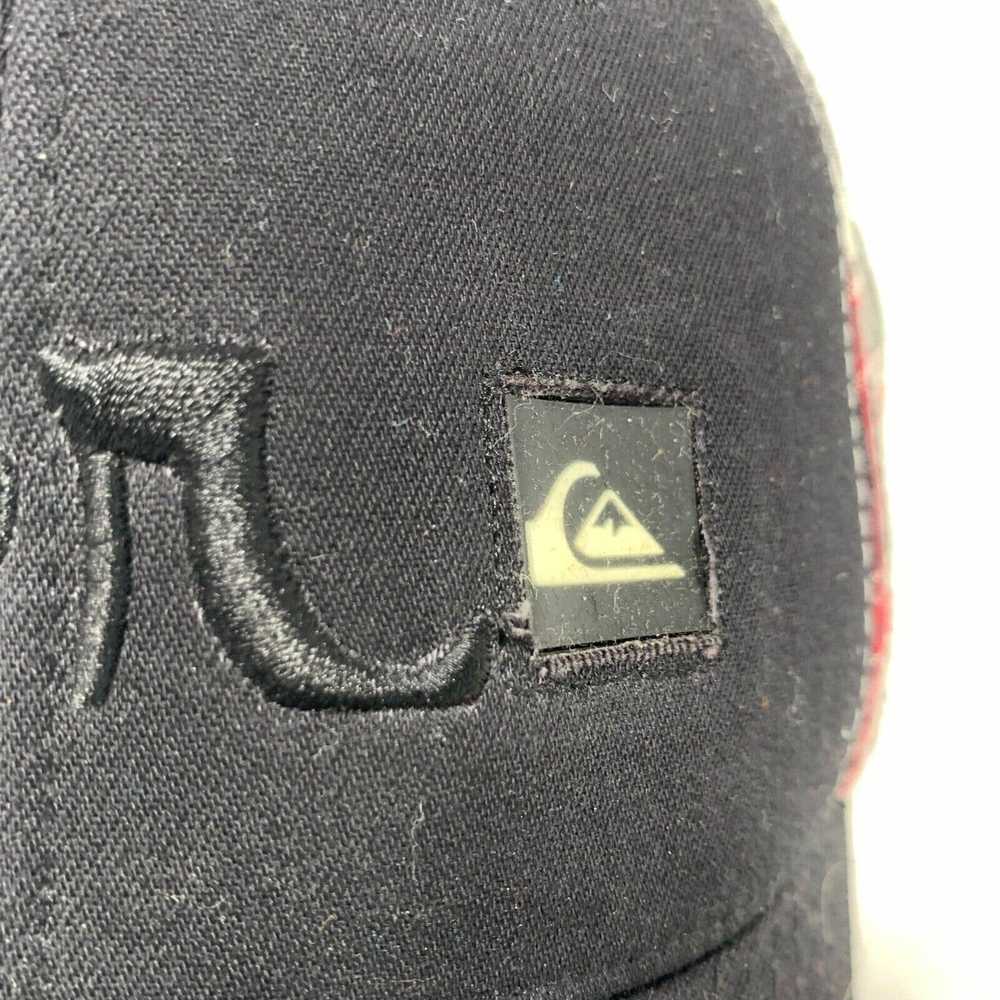 Quiksilver Quiksilver hat cap black on black logo… - image 4