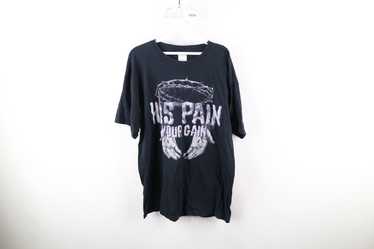 Lord's Gym His Pain Your Gain Black Christian T-Shirt