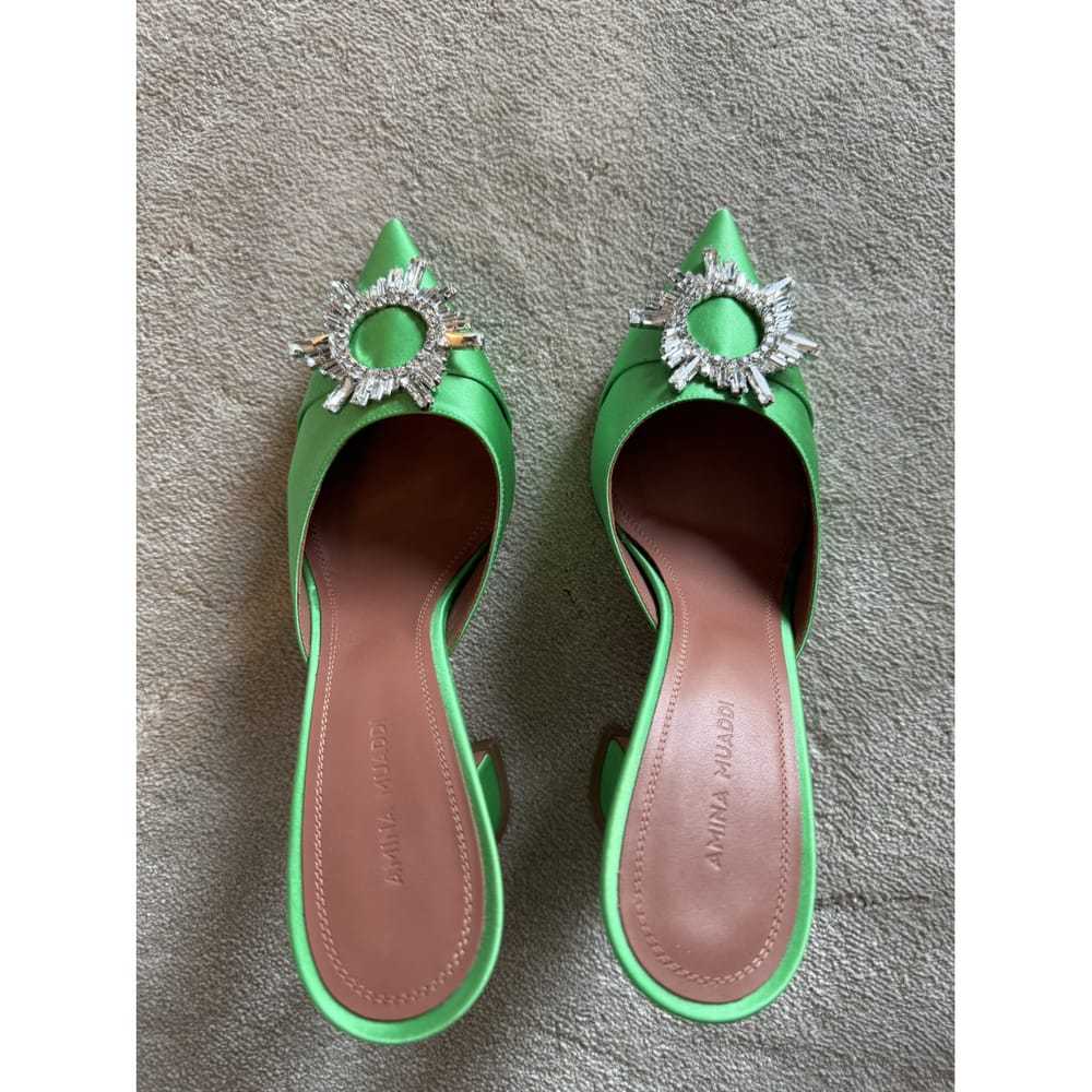 Amina Muaddi Begum cloth heels - image 4