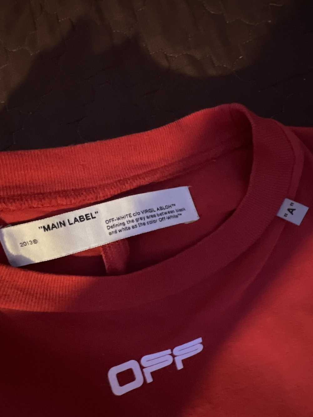 Off-White Off-White Red Tee Shirt - image 3