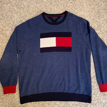 Vintage Tommy Hilfiger Sweater Huge Flag