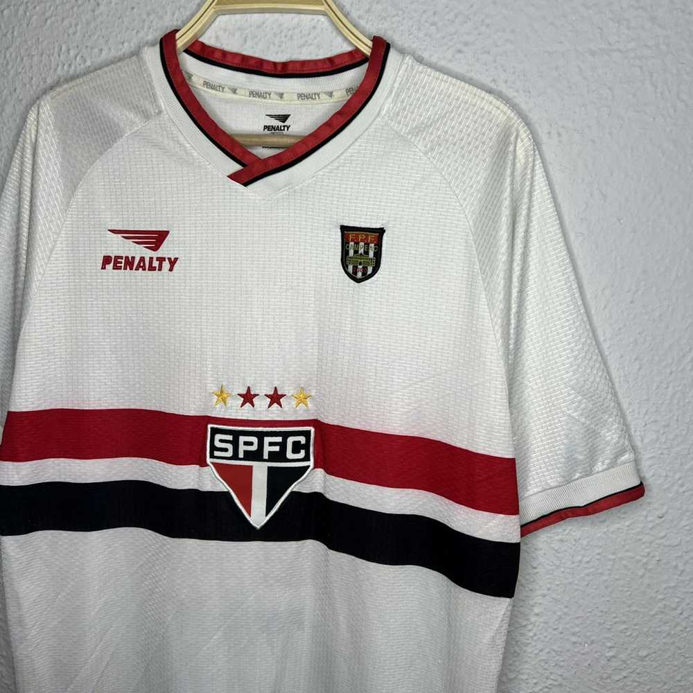 Penalty Brazil × Soccer Jersey × Vintage São Paul… - image 2