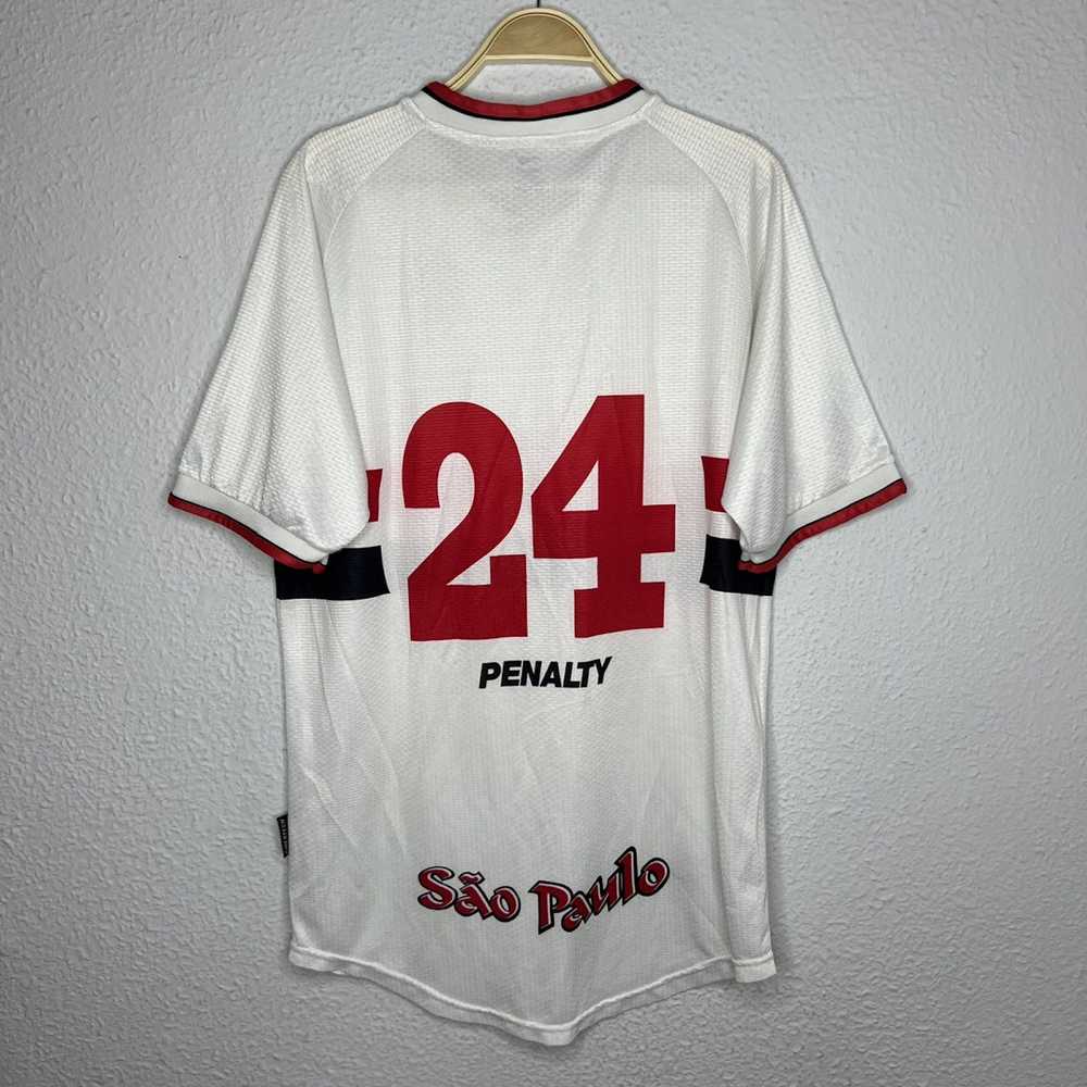 Penalty Brazil × Soccer Jersey × Vintage São Paul… - image 7