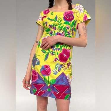 Vintage floral dress gianni versace - Gem