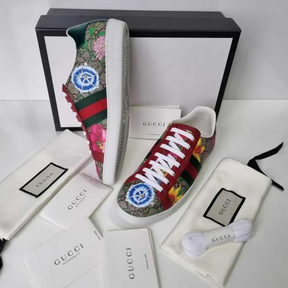 Gucci Ace cloth trainers - image 3