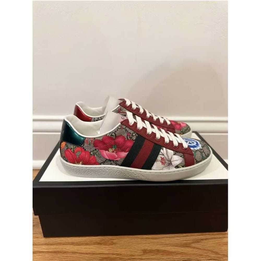 Gucci Ace cloth trainers - image 4