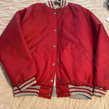 Streetwear Red varsity jacket - image 1