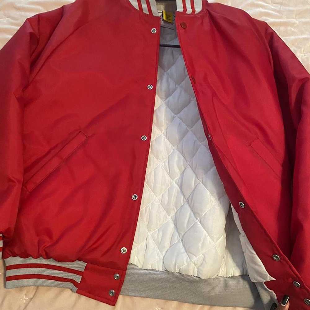 Streetwear Red varsity jacket - image 2