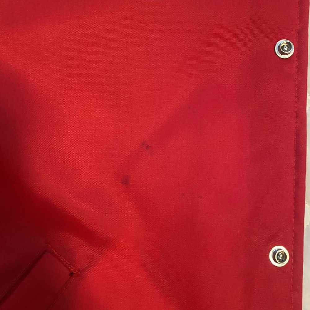 Streetwear Red varsity jacket - image 3