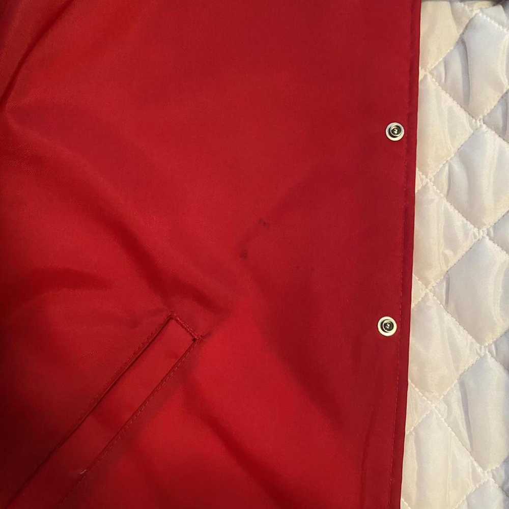 Streetwear Red varsity jacket - image 5