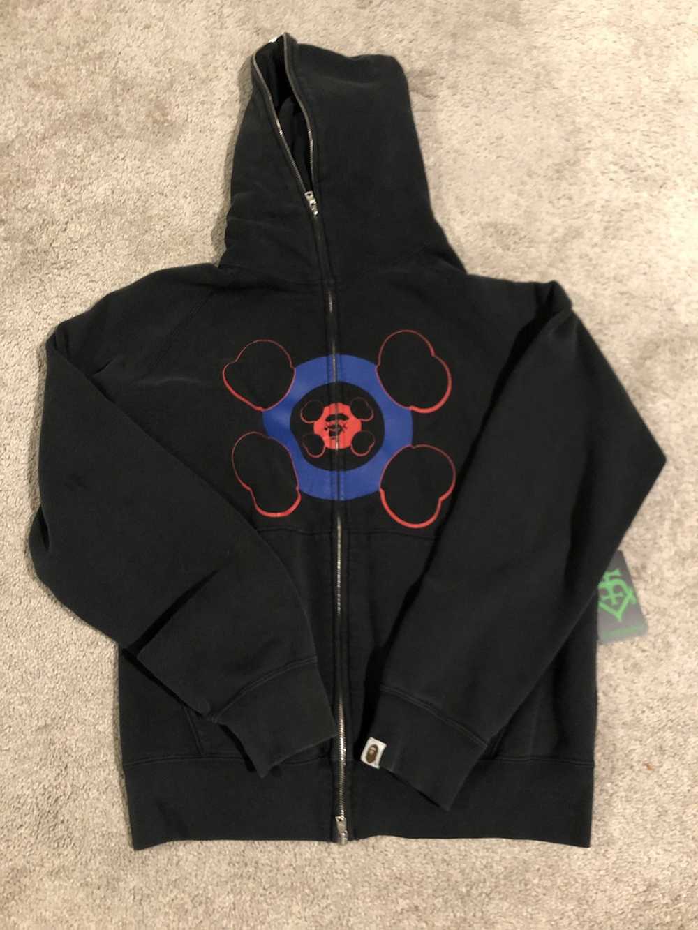 Bape × Kaws Bape X Kaws Full Zip Hoodie - image 1