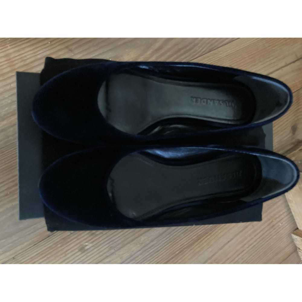 Jil Sander Velvet ballet flats - image 2