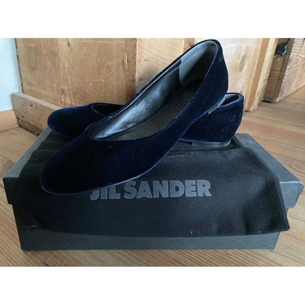 Jil Sander Velvet ballet flats - image 4