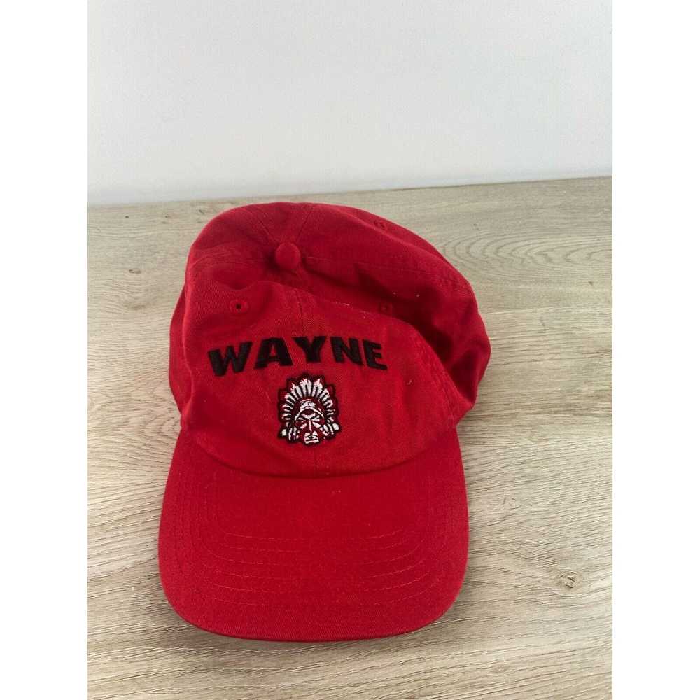 The Unbranded Brand Wayne Indians Hat Adult Red C… - image 2