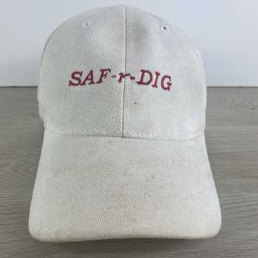 The Unbranded Brand Sad-r-Dig Hat Adult Size Whit… - image 1