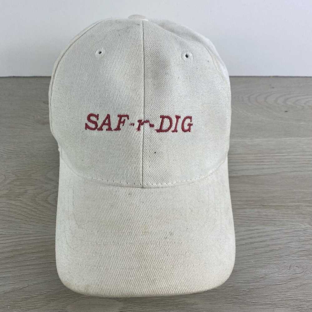 The Unbranded Brand Sad-r-Dig Hat Adult Size Whit… - image 2