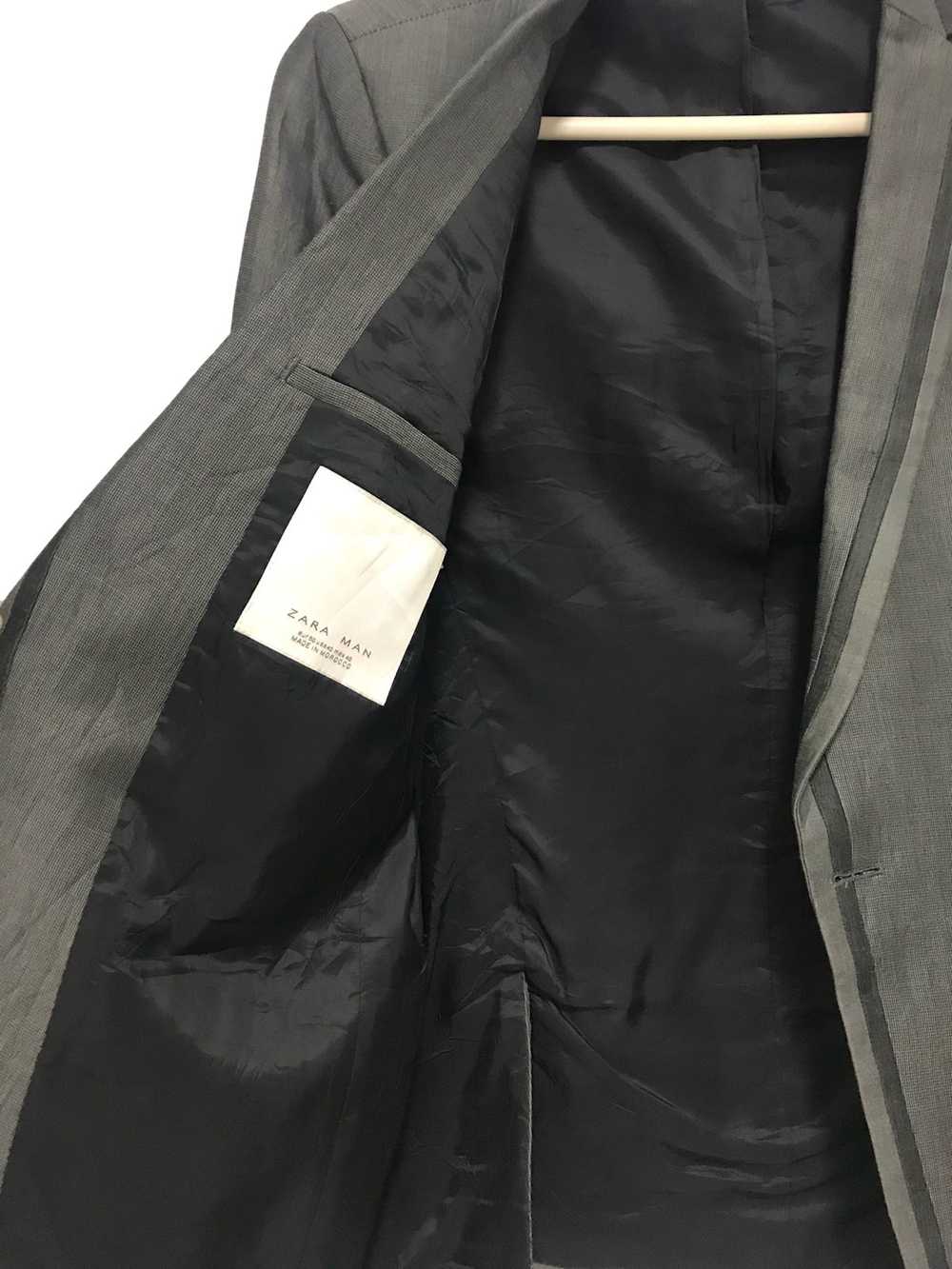 Zara Zara Blazer (grey with black lining) - image 4