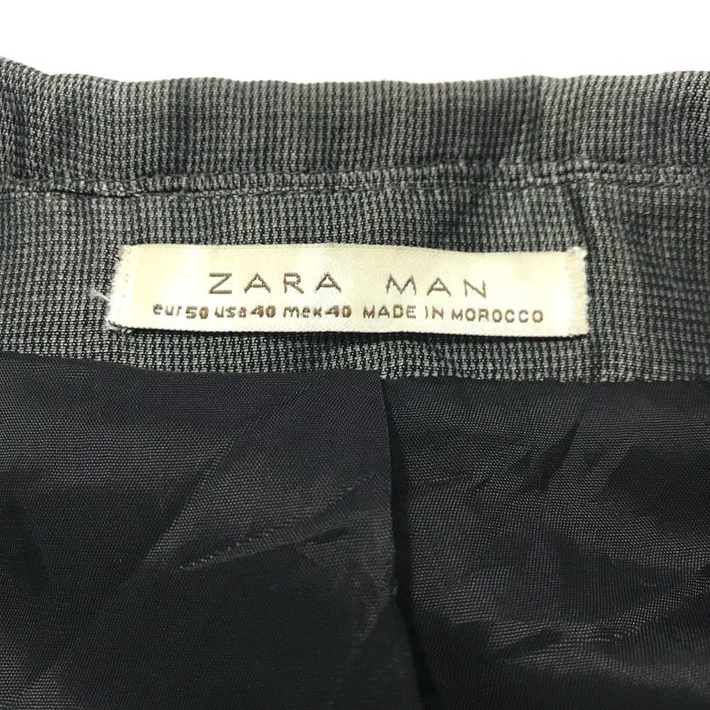 Zara Zara Blazer (grey with black lining) - image 5