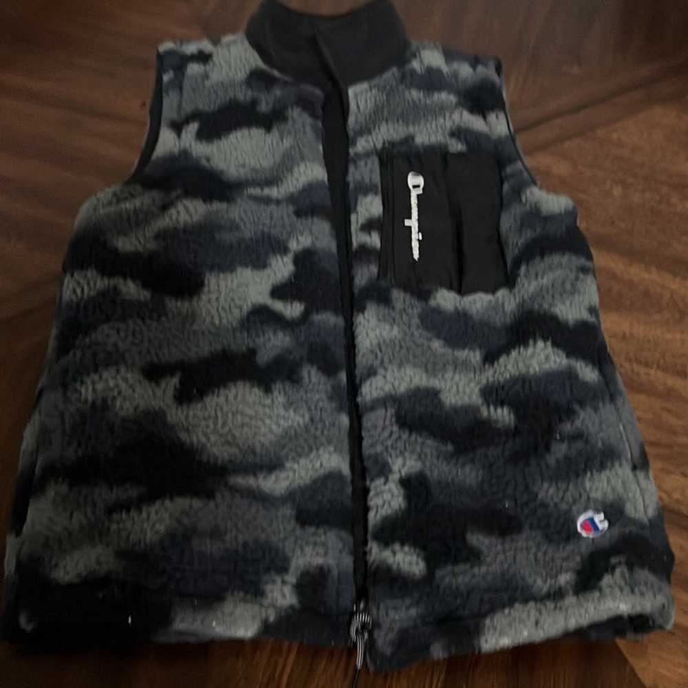 Reversible Champion Zip Up Vest Size Small - image 2