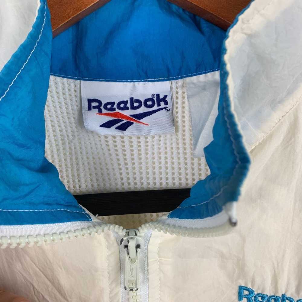 Reebok Blue Retro Windbreaker Jacket - image 3