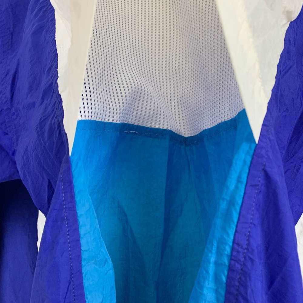 Reebok Blue Retro Windbreaker Jacket - image 5