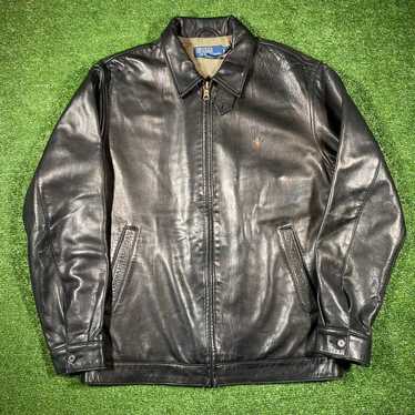 Vintage genuine leather polo ralph