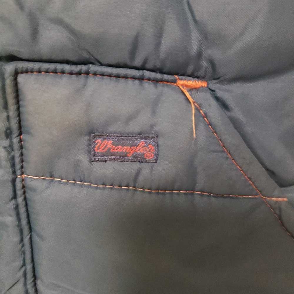 Vintage 1970's Wrangler puffer vest made in the U… - image 2