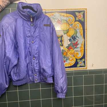 Vintage Purple Descente Ski Jacket