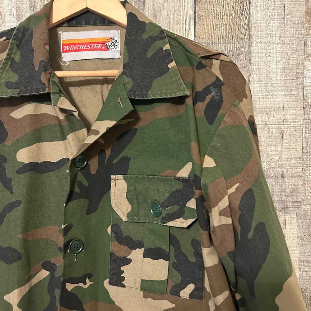 Vintage 90’s Winchester Woodland Camo Camouflage … - image 2