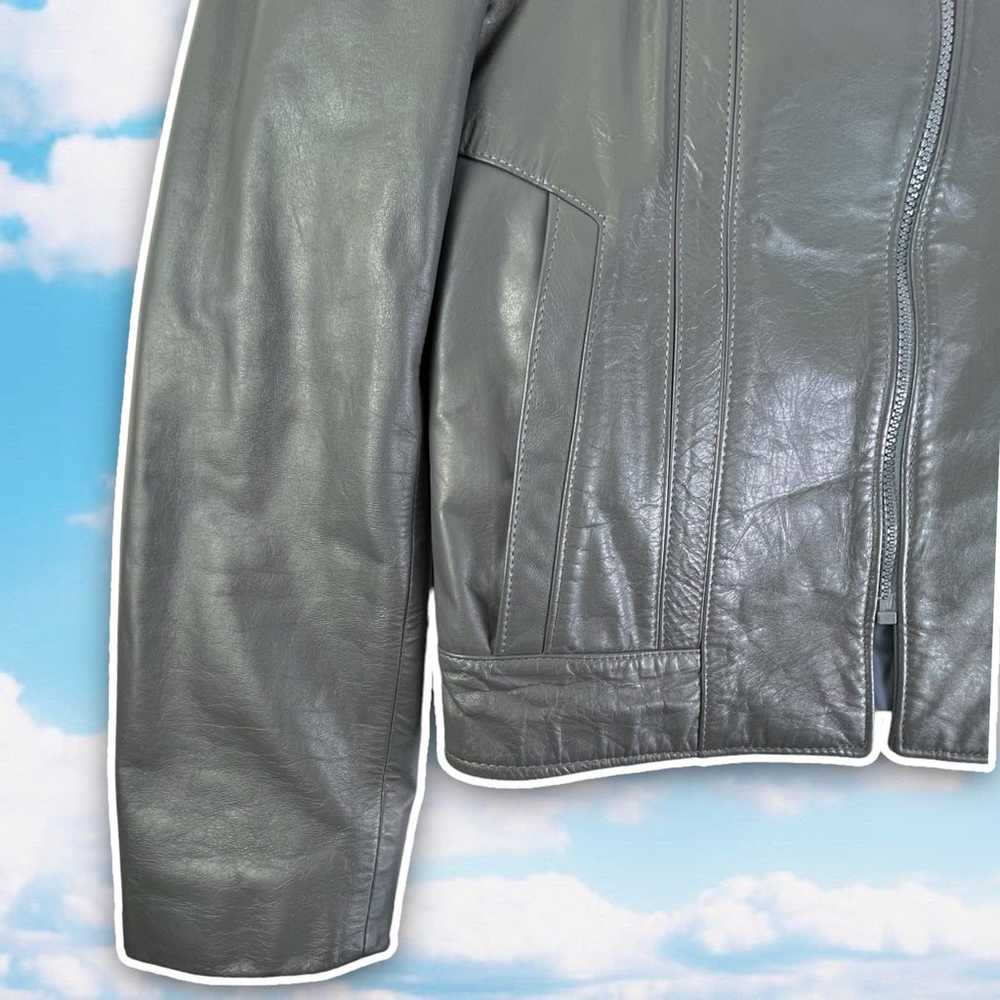 SAMBER LEATHER Vintage Authentic Leather Jacket B… - image 3