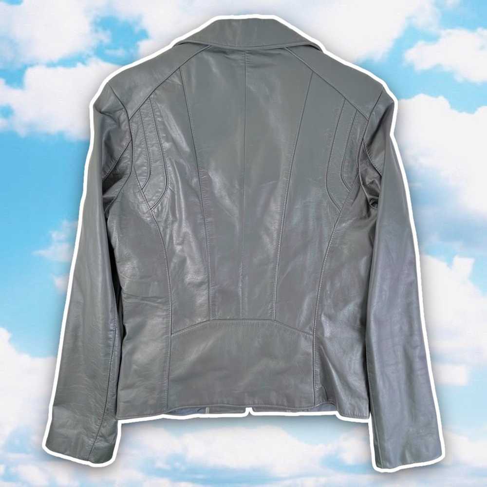 SAMBER LEATHER Vintage Authentic Leather Jacket B… - image 6