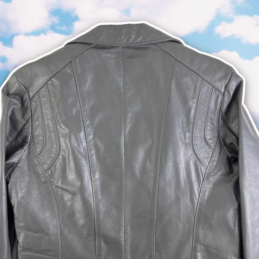 SAMBER LEATHER Vintage Authentic Leather Jacket B… - image 7