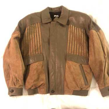 Torras Spanish Leather Bomber Jacket