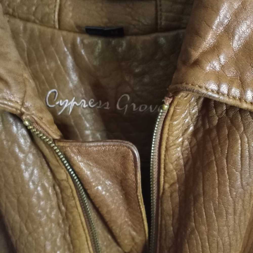 Vintage Cypress Grove Leather Jacket M - image 3