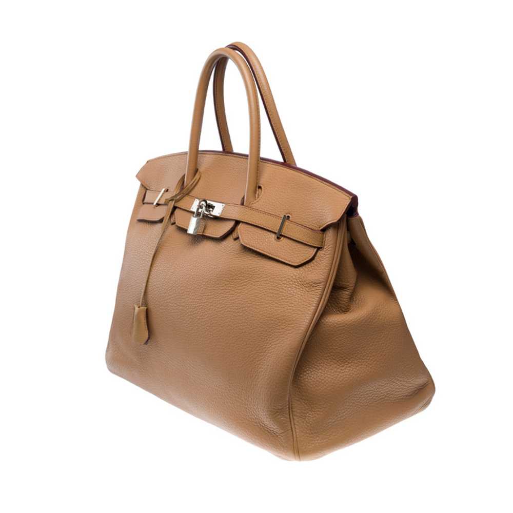 Hermès Birkin Bag 40 Leather in Gold - image 3