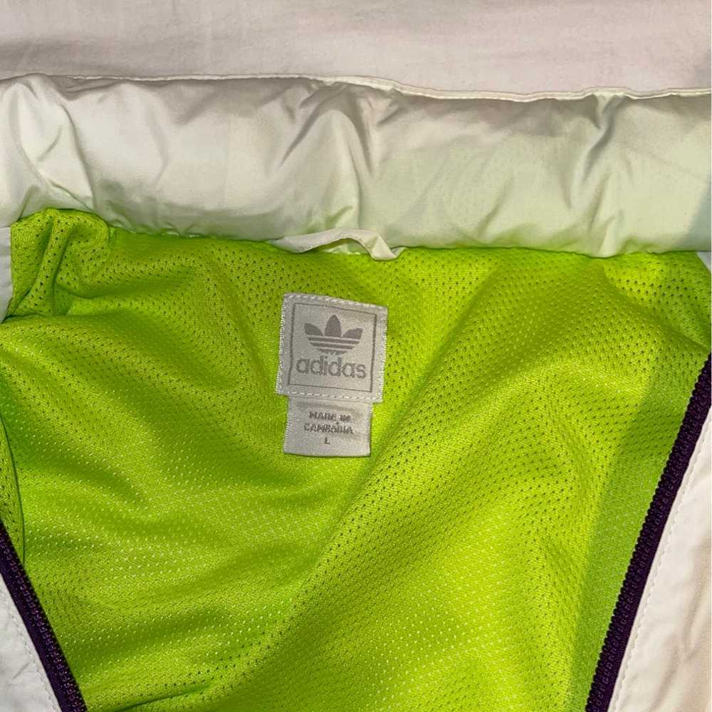 Adidas Retro Windbreaker Jacket multicolored mens… - image 4